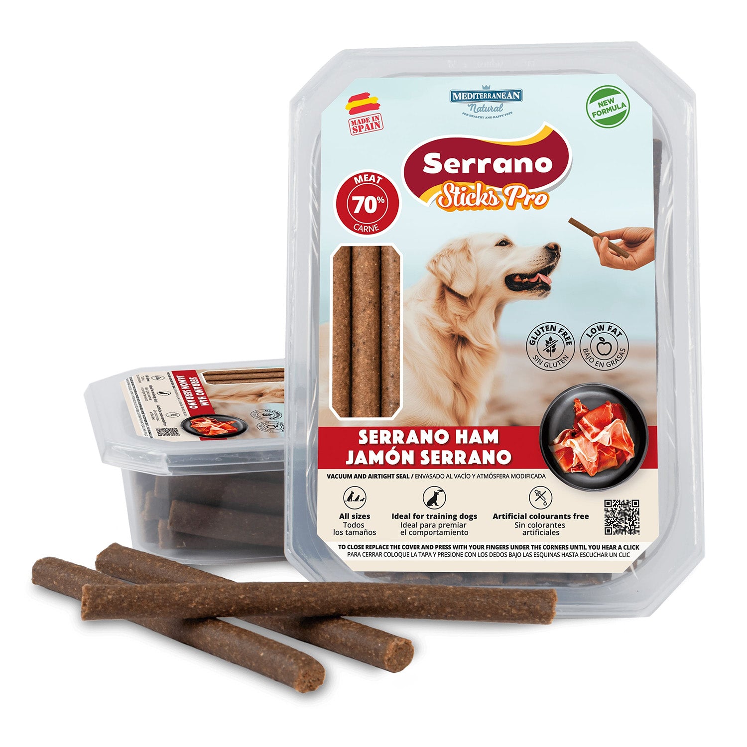 Serrano Sticks Pro - Premium para Perros