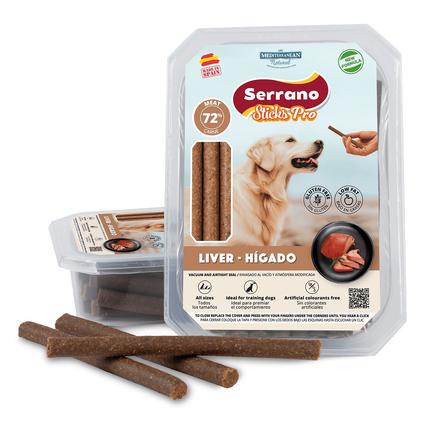 Serrano Sticks Pro de Hígado para Perros