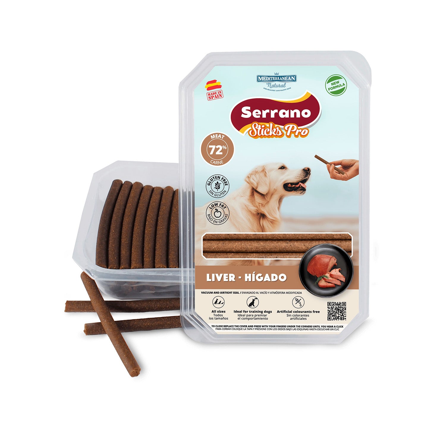 Serrano Sticks Pro de Hígado para Perros