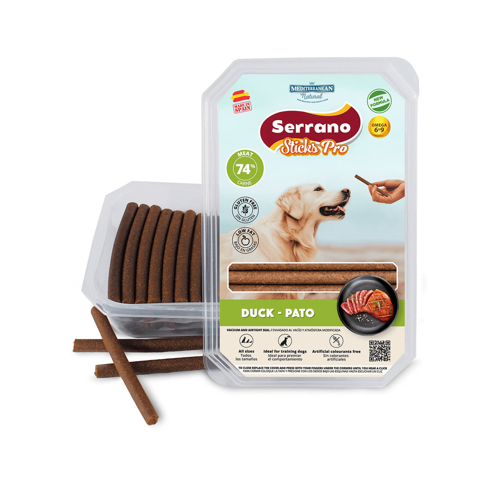 Serrano Sticks Pro de Pato para Perros