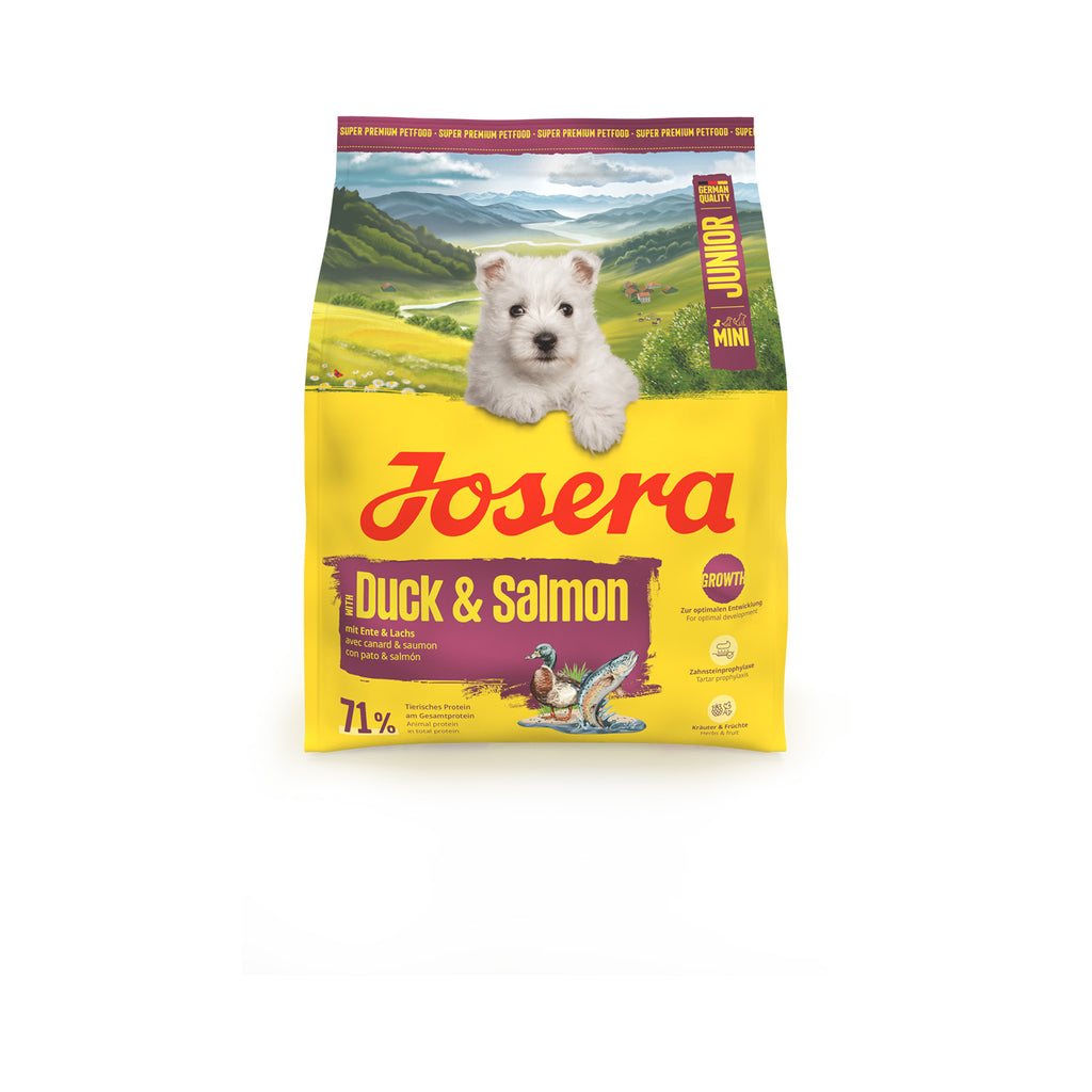 Pienso Mini Junior Duck & Salmon para Cachorros