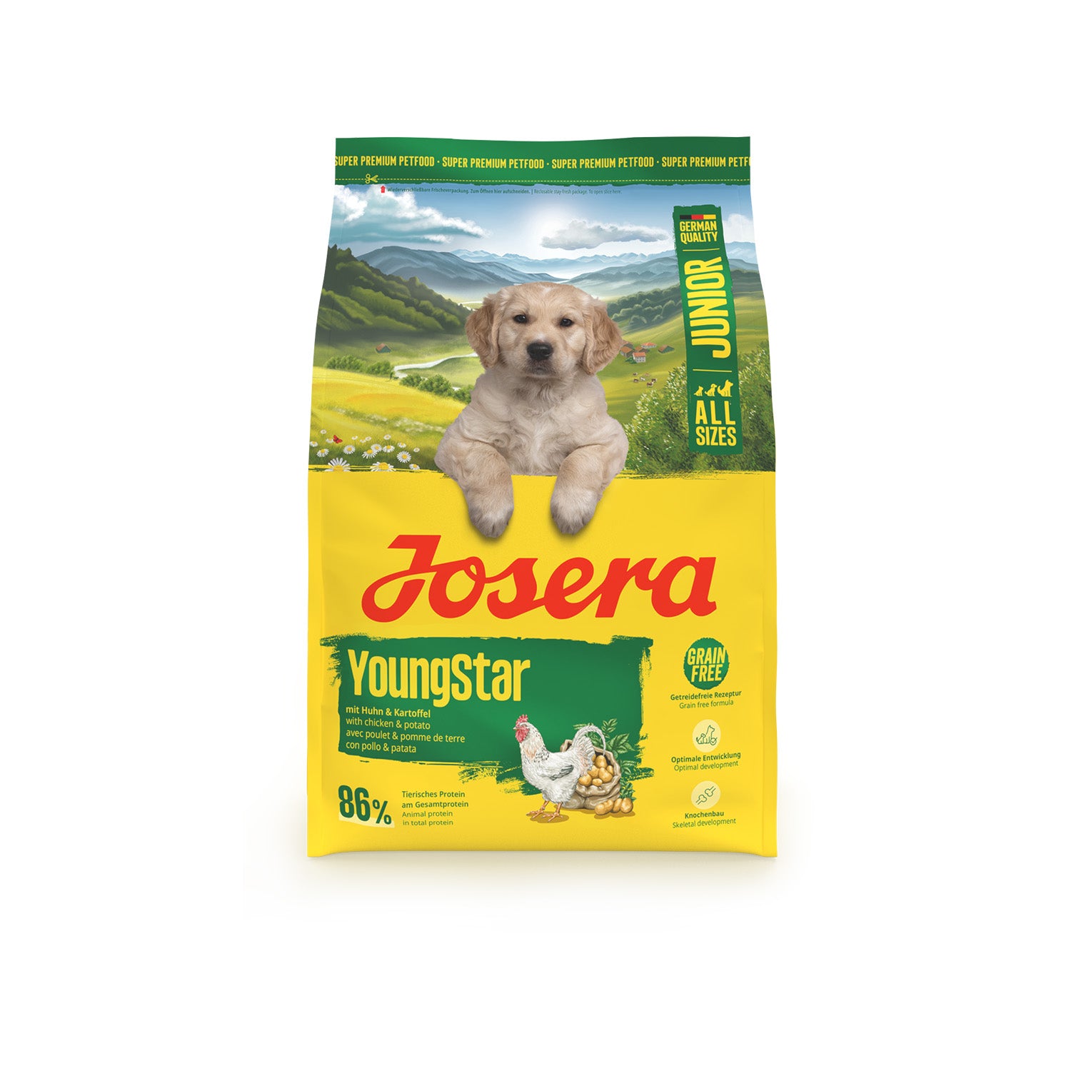 Pienso Josera YoungStar para Cachorros y Perros Jóvenes
