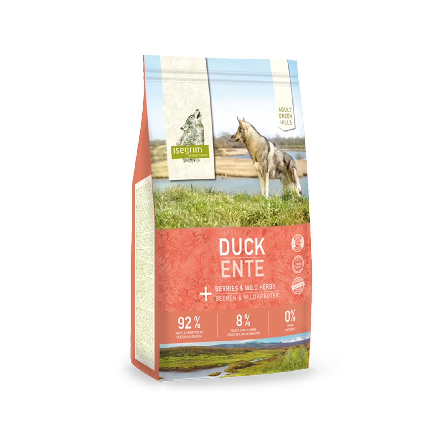 Pienso Isegrim Pato con Bayas y Hierbas Silvestres 12 kg